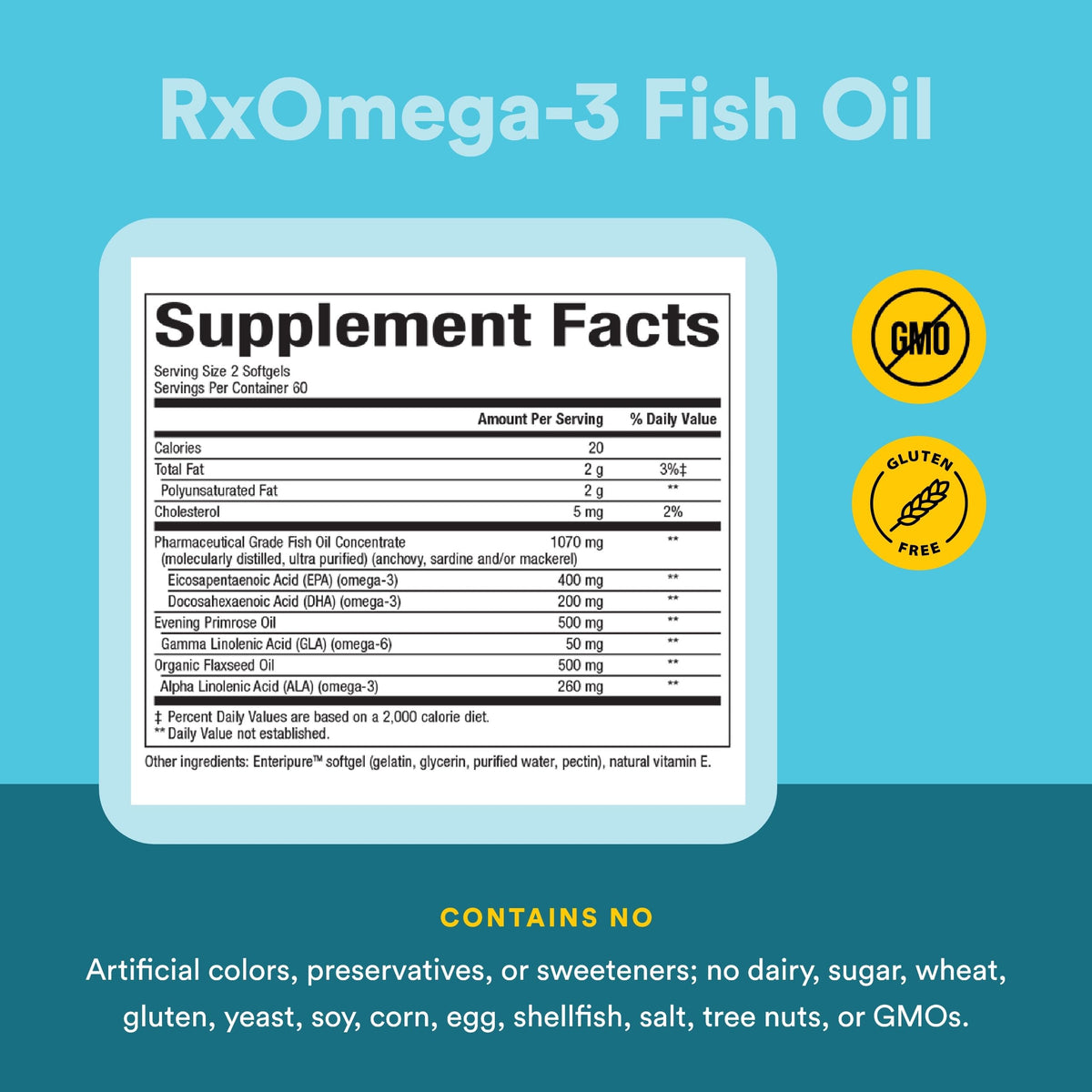 Natural Factors WomenSense RxOmega-3 gélules ouvertes montrant la texture