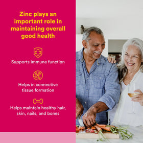 Natural Factors Zinc Bisglycinate 50 mg 60 capsules vue arrière