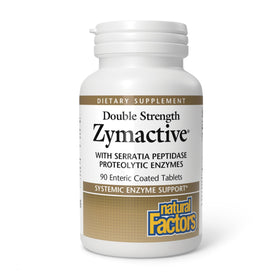 Natural Factors Zymactive Double Strength 90 comprimés vue de face