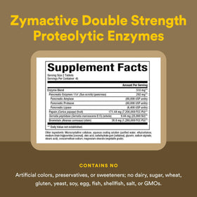 Natural Factors Zymactive Double Strength comprimés dans leur emballage