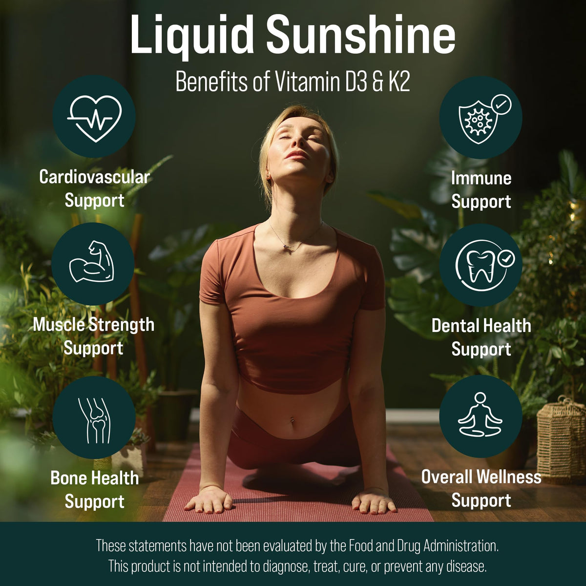 Natural Force Vitamine D Pure avec d'autres compléments alimentaires