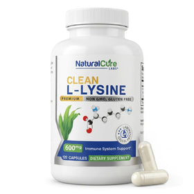 Natural Labs L-Lysine 600mg 120 capsules vegan
