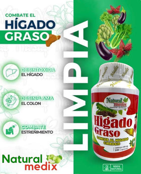 Natural medix Hígado Graso emballage avec ingrédients naturels