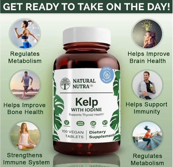 Natural Nutra Iode Kelp 225 mcg 100 Tablettes - ingrédients