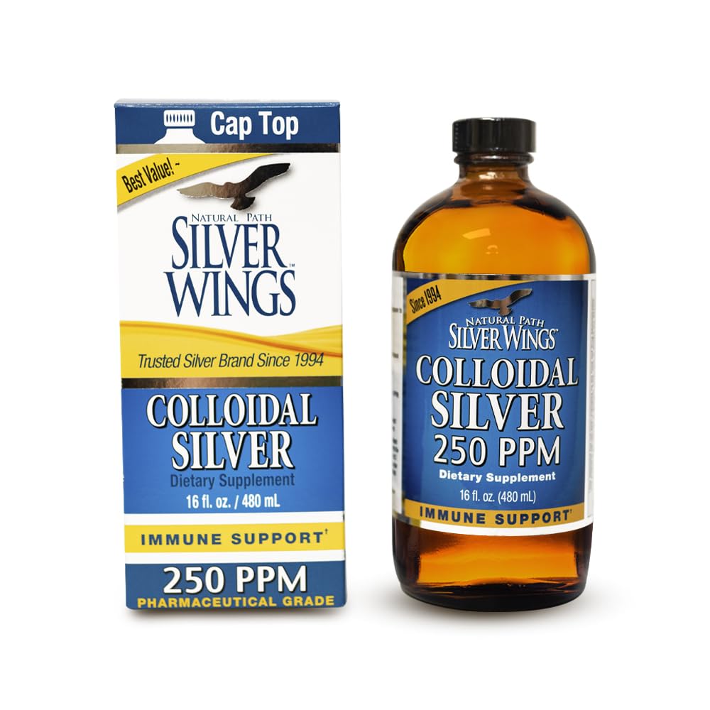 Natural Path Silver Wings Argent Colloïdal 250ppm 473ml vue avant