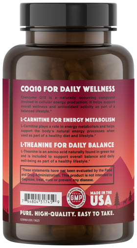 Natural Rhythm CoQ10-ZEN vue latérale de la boîte