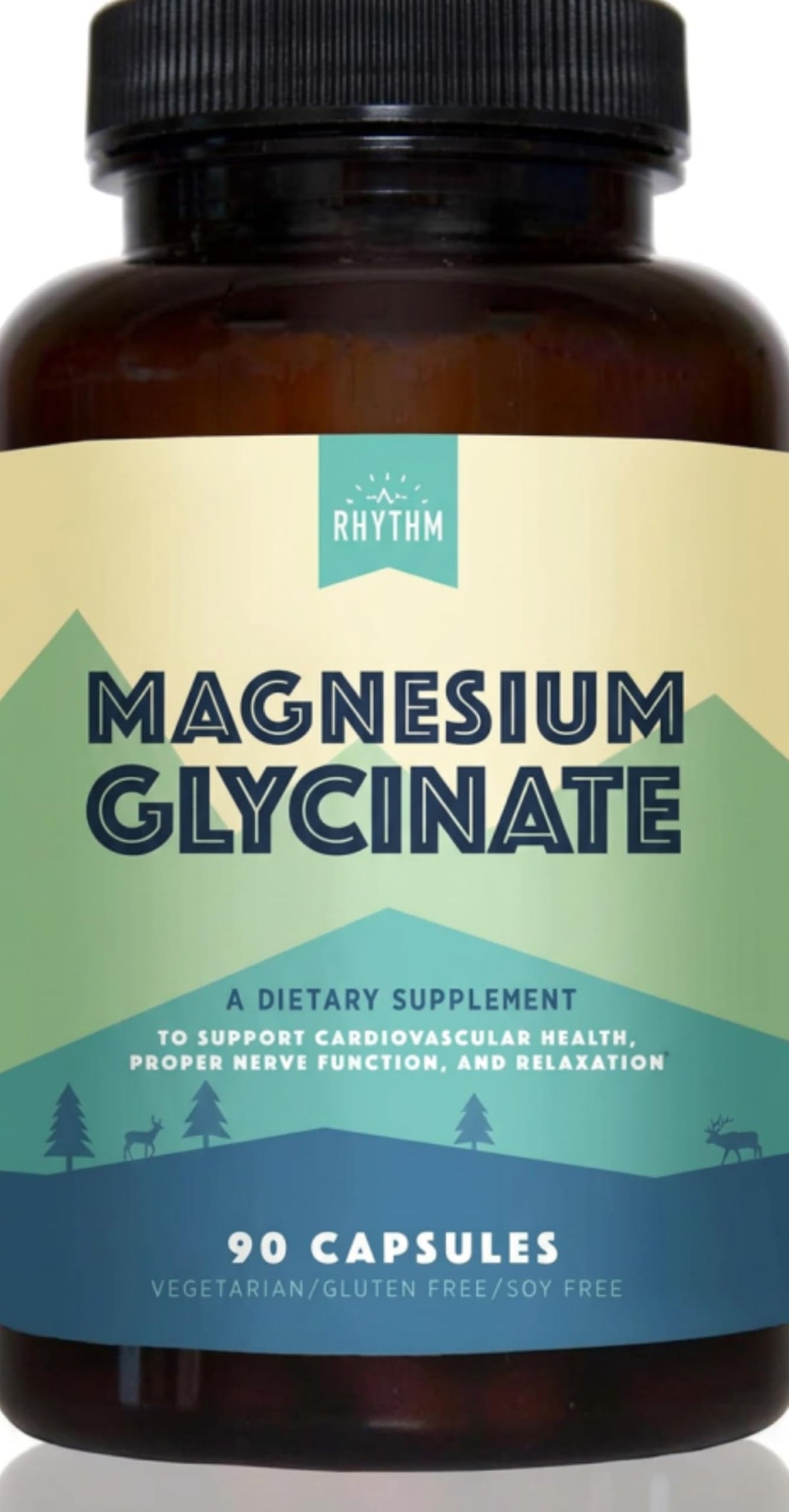 Natural Rhythm Magnésium Glycinate 150mg 90 capsules vue de face