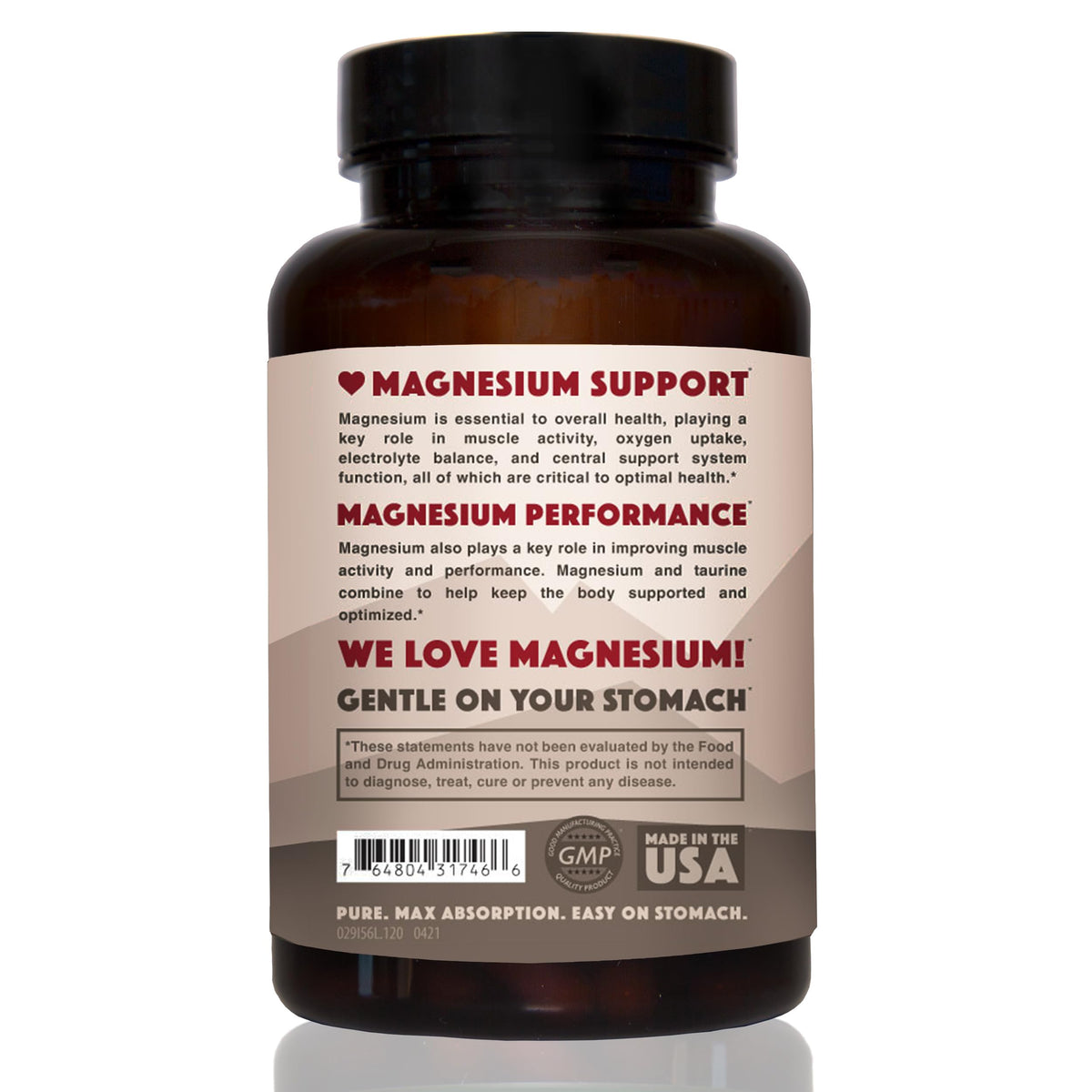 Natural Rhythm Magnésium Taurate 750mg 120 Capsules - emballage