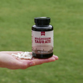 Natural Rhythm Magnésium Taurate 750mg 120 Capsules - étiquette détaillée