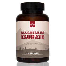Natural Rhythm Magnésium Taurate 750mg 120 Capsules - vue avant