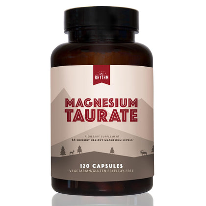 Natural Rhythm Magnésium Taurate 750mg 120 Capsules - vue avant
