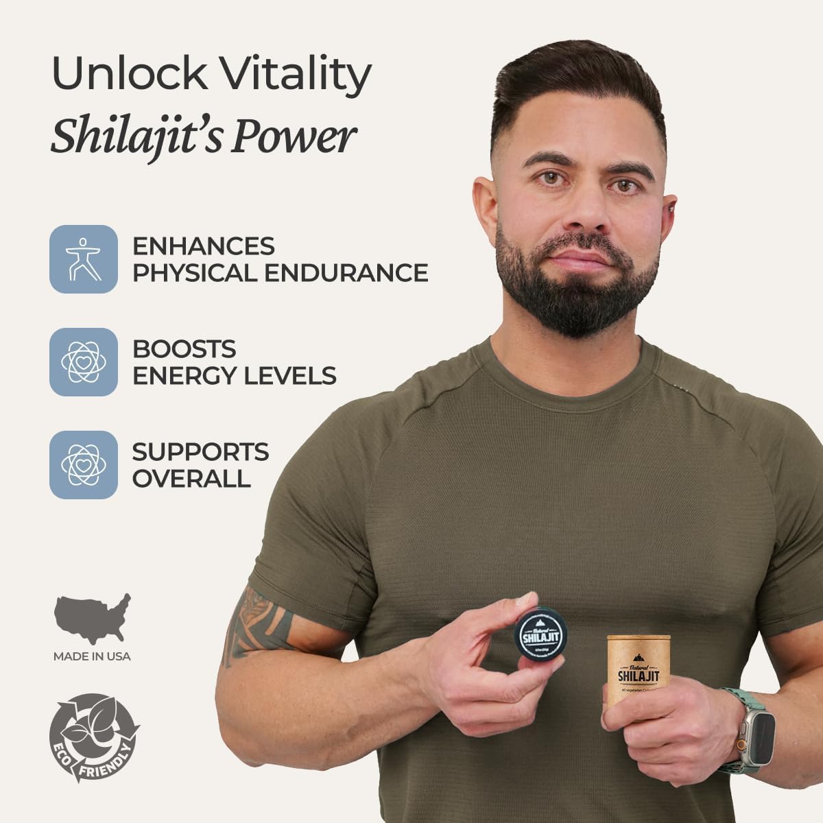 NATURAL SHILAJIT Capsules en situation sur une table avec verre d'eau