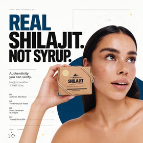 NATURAL SHILAJIT résine 20g en gros plan montrant sa texture