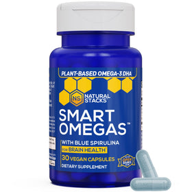 NATURAL STACKS complément Omega 3 en capsules, vue de face
