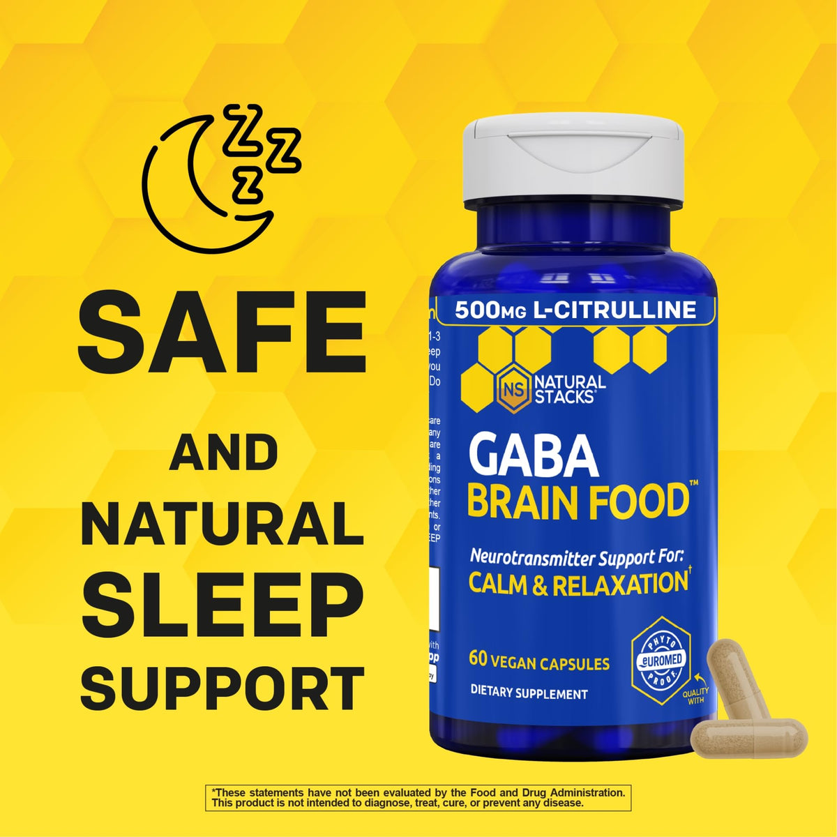 NATURAL STACKS GABA Brain Food ingredients list