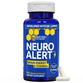 NATURAL STACKS NeuroAlert boîte de 60 capsules vue de face