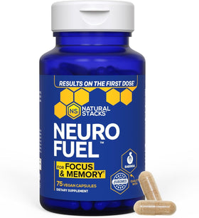 NATURAL STACKS NeuroFuel 75 capsules vue avant