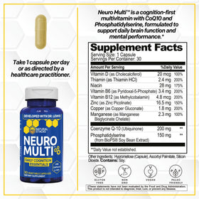 NATURAL STACKS NeuroMulti capsules visibles avec étiquette