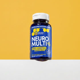 NATURAL STACKS NeuroMulti flacon ouvert avec capsules
