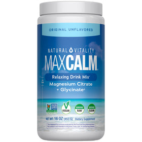 Natural Vitality Calm Poudre de Magnésium 540g, vue de face