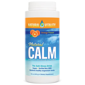 Natural Vitality Vitamin Calm Orange 540g packaging front view