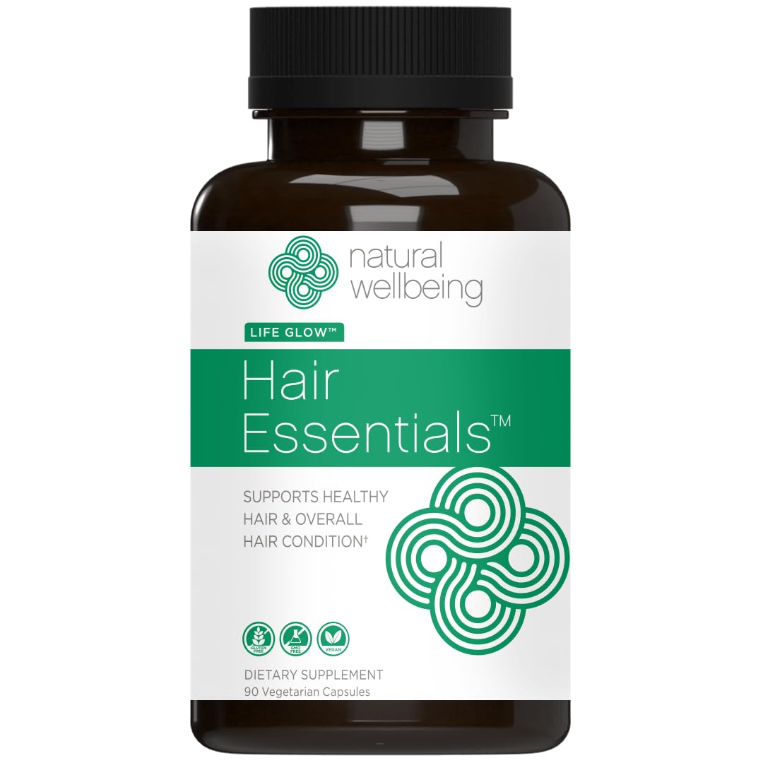 Natural Wellbeing Hair Essentials 90 capsules vue avant