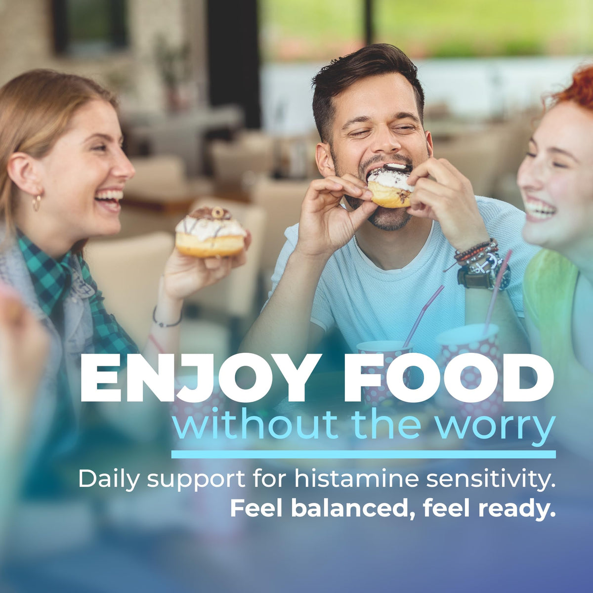 NATURALABS DAO Enzyme capsules sur une table