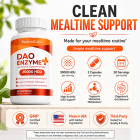 NATURALABS Histamine Blocker 30 000 HDU utilisation en cuisine