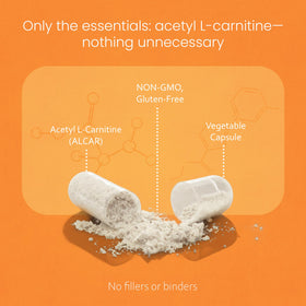NaturaLife Labs Acetyl L-Carnitine 1500 mg capsules packaging