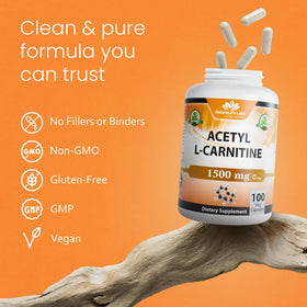 NaturaLife Labs Acétyl L-Carnitine ingredients list