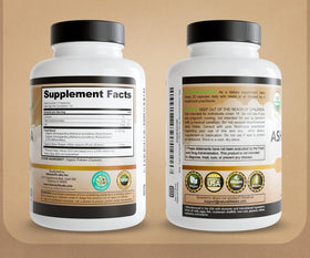 NaturaLife Labs Ashwagandha Bio comparaison des tailles