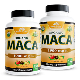 NaturaLife Labs Maca Bio 150 capsules vue de face