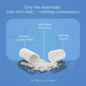 NaturaLife Labs N-Acetyl-L-Cysteine 100 capsules close-up