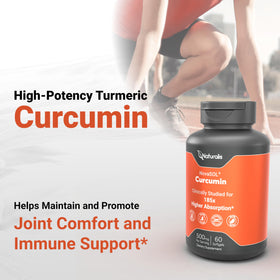 Naturalis Curcumin 500mg, gélules molles ouvertes