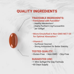 Naturalis Fucoxanthin 4mg gélules souples emballage