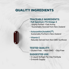 Naturalis Huile de Poisson Omega 3 gélules avec étiquette
