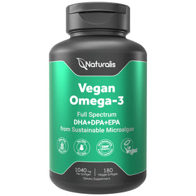 Naturalis Omega 3 Vegan 180 gélules vue de face