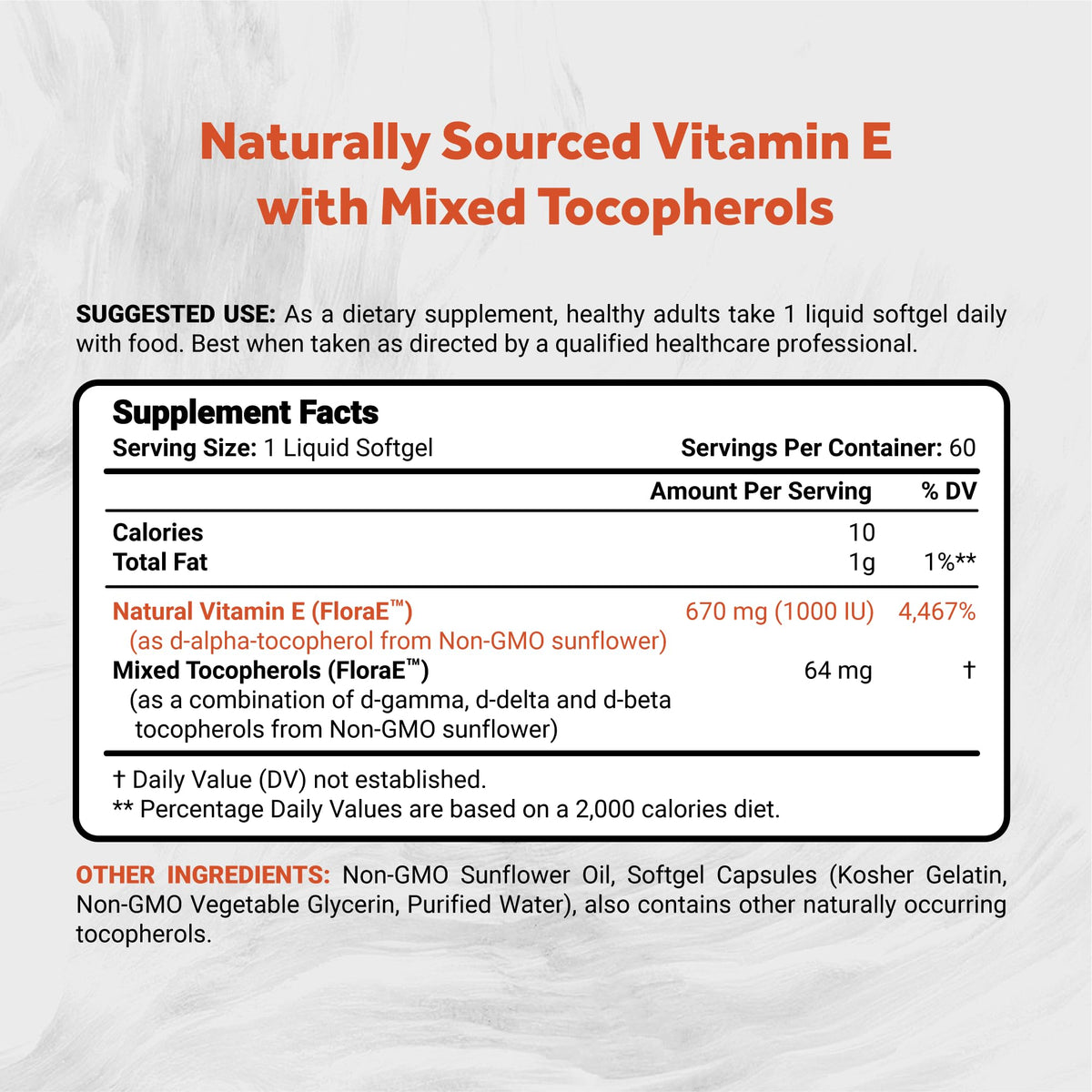 Naturalis Vitamine E 670mg gélules molles arrière