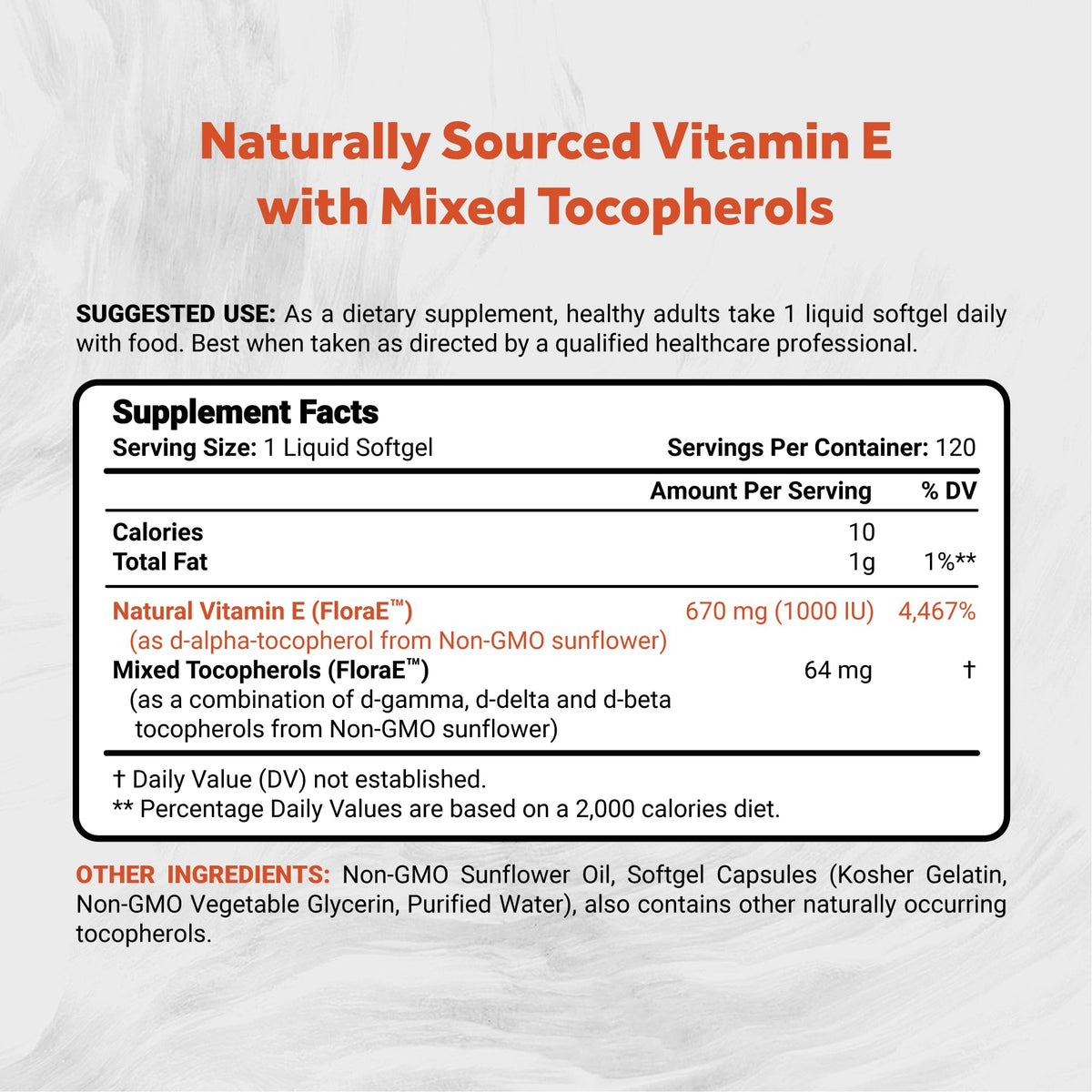 Naturalis Vitamine E 670mg gélules molles arrière