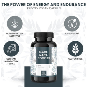 naturalkraft Complexe de Maca Noir Capsules emballage