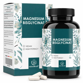 naturalkraft Magnésium Bisglycinate 2400 mg, 180 capsules, vue avant