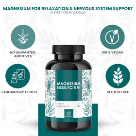 naturalkraft Magnésium Bisglycinate 2400 mg, détails de l'étiquette