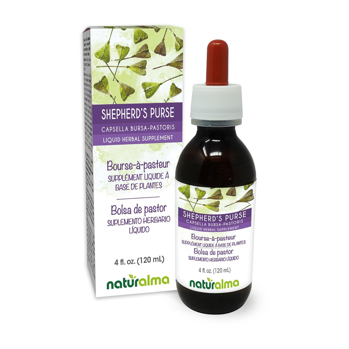 Naturalma Teinture Pousse de Berger 4 fl oz vue avant avec étiquette