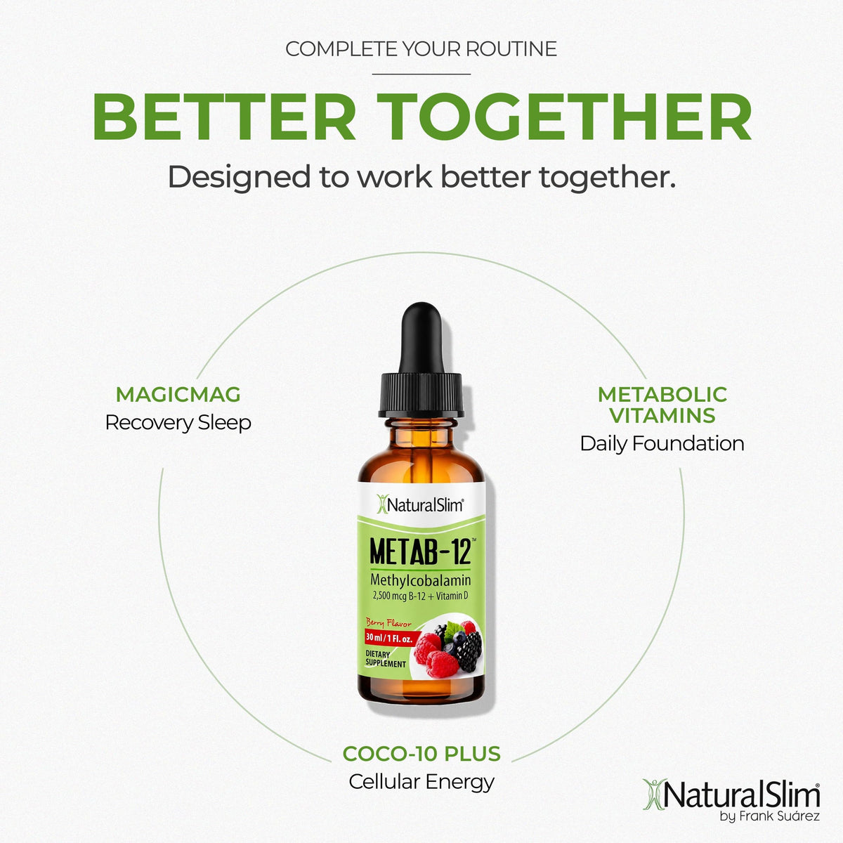 NaturalSlim B12 Liquide 30ml avec fruits frais