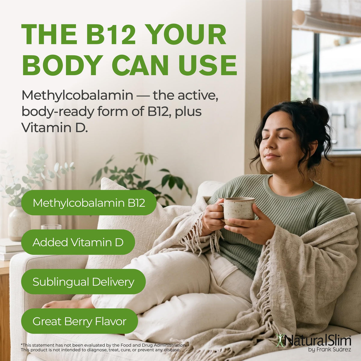 NaturalSlim B12 Liquide 30ml en contexte d'utilisation