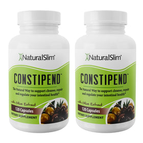 NaturalSlim Constipend 120 capsules végétales, vue de face