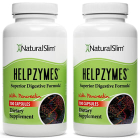 NaturalSlim Helpzymes 100 capsules vue de face