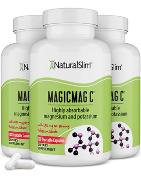 NaturalSlim MagicMag C 100 capsules Citrate de Magnésium vue de face
