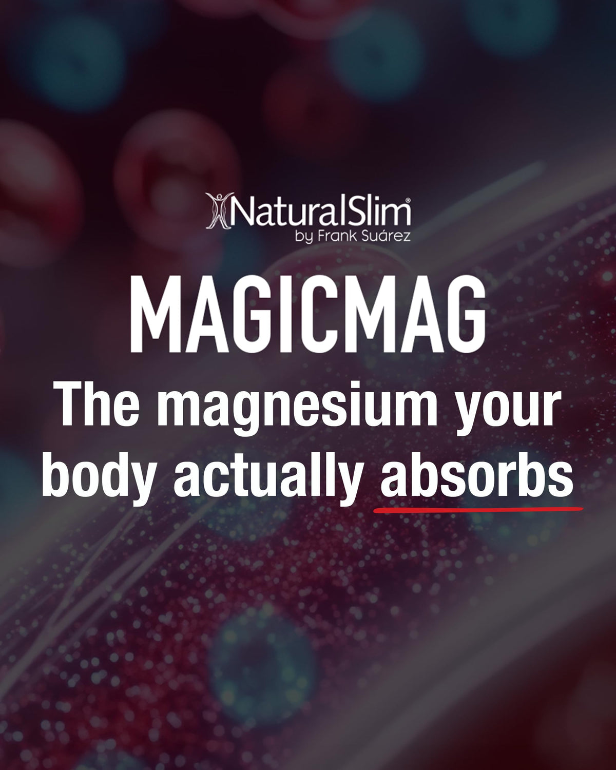 NaturalSlim MagicMag Poudre de Magnésium Citrate 272g vue arrière