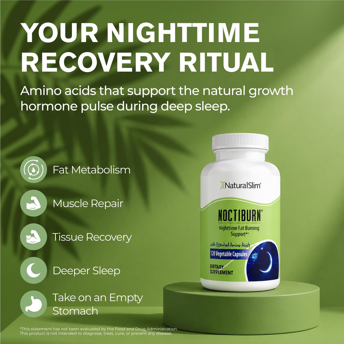 NaturalSlim NoctiBurn capsules sur une table